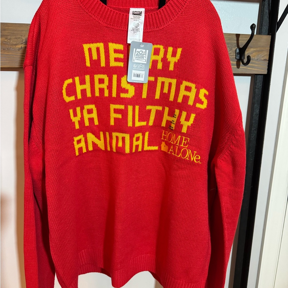 NWT Disney Elements 20th Century Fox Home Alone 2XL Christmas Sweater
